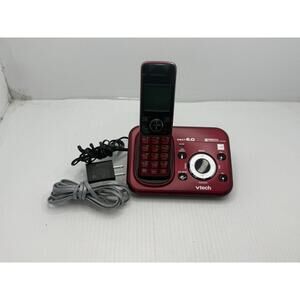 VTech Cordless Phone Answering System Caller ID Call Waiting  Red